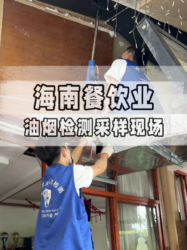 海南油煙檢測全流程大揭秘！衛(wèi)藍檢測帶你沉浸式體驗 !